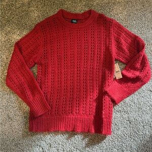 NWT Cozy Red Sweater